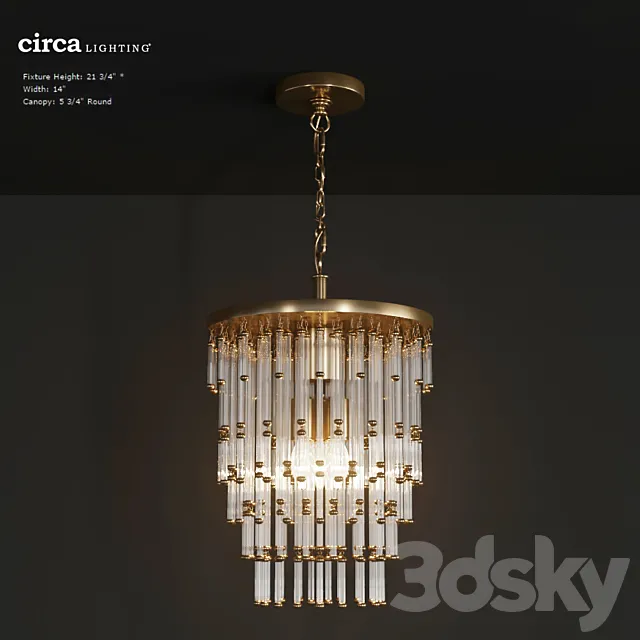 Circa Lighting Mia 14 small pendant 3D Model