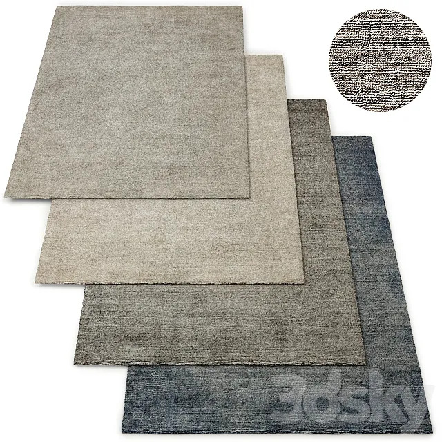 Circe Handwoven Rug RH Collection 3DModel