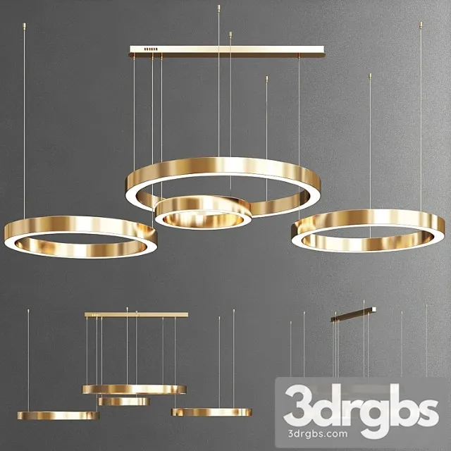 Circle Chandelier 3D Model Free