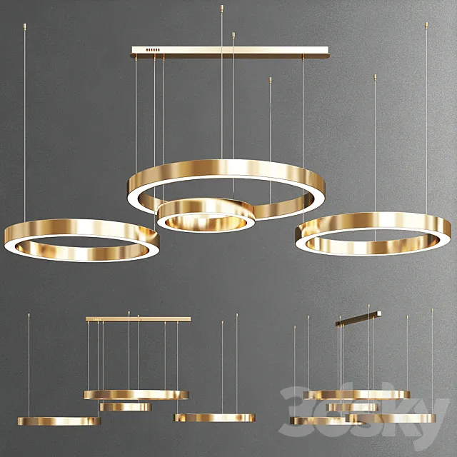 Circle chandelier 3D Model