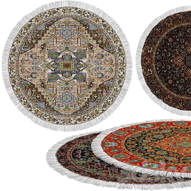 Circle rug 3D Model