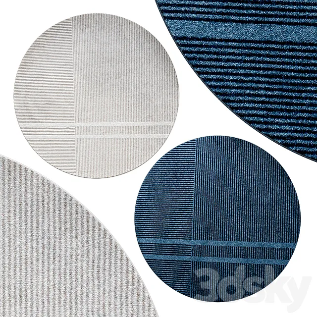 Circle rugs | # 093 3D Model