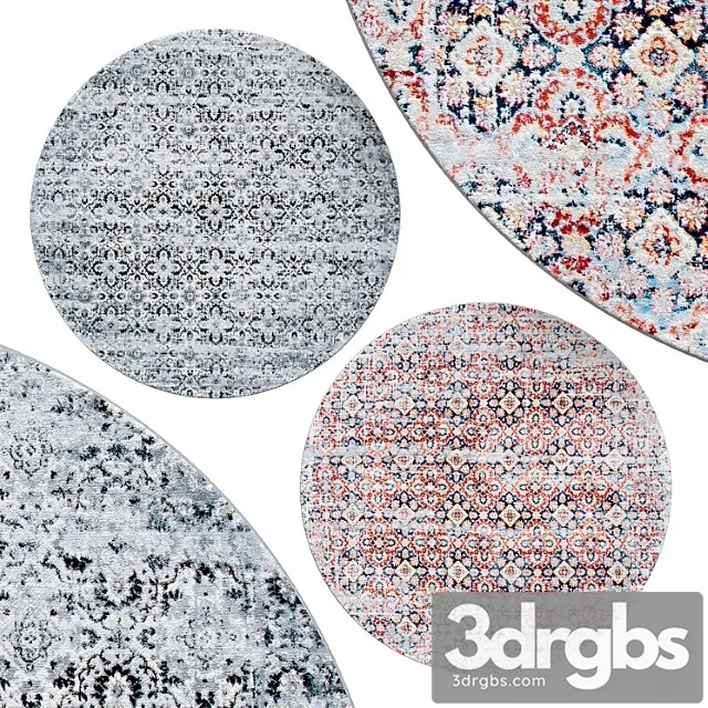 Circle Rugs 196 3D Model Free
