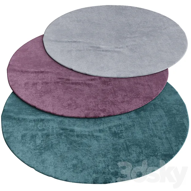 Circle rugs 3DModel