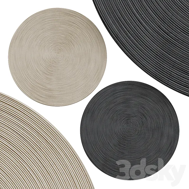 Circle rugs | No. 063 3DModel