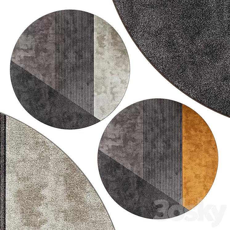 Circle rugs | No. 066 3D Model