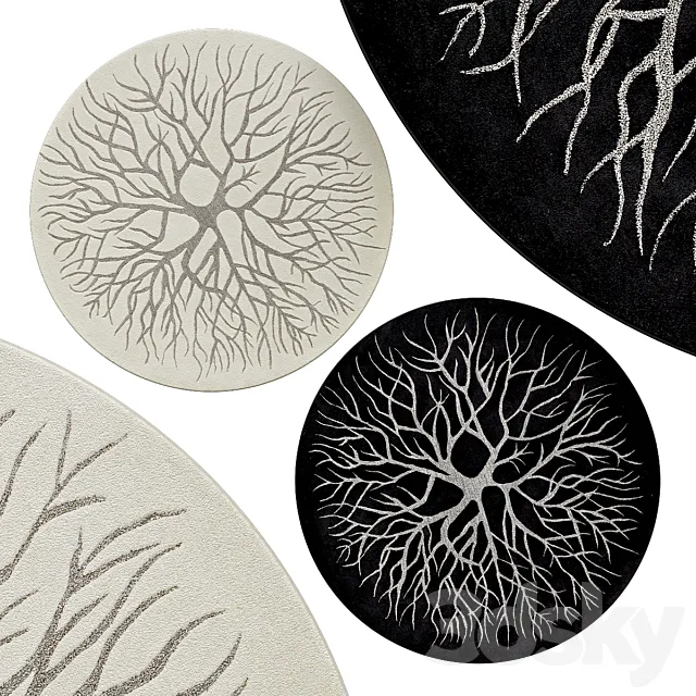 Circle rugs | No. 069 3D Model