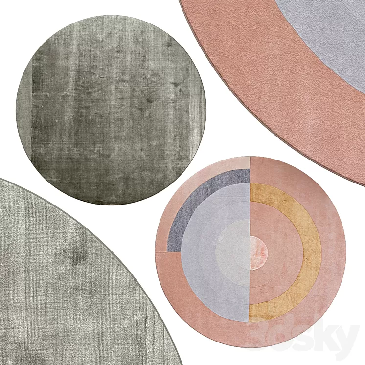 Circle rugs | No. 089 3D Model
