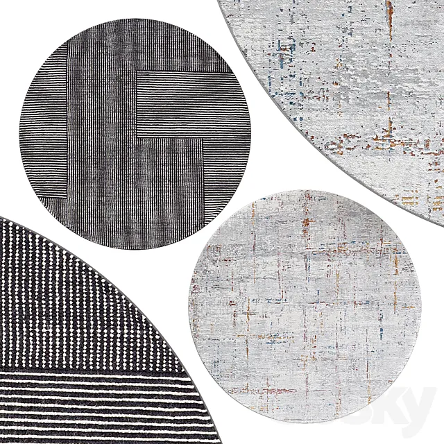 Circle rugs | No. 090 3D Model