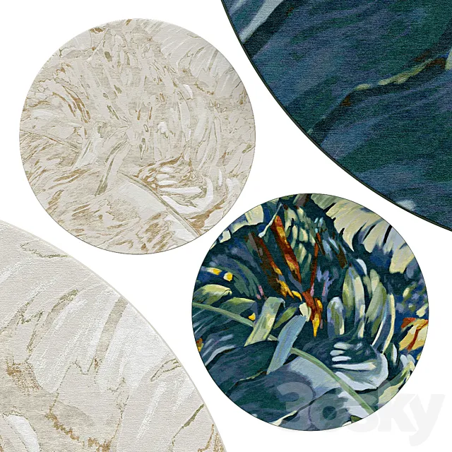 Circle rugs | No. 164 3D Model