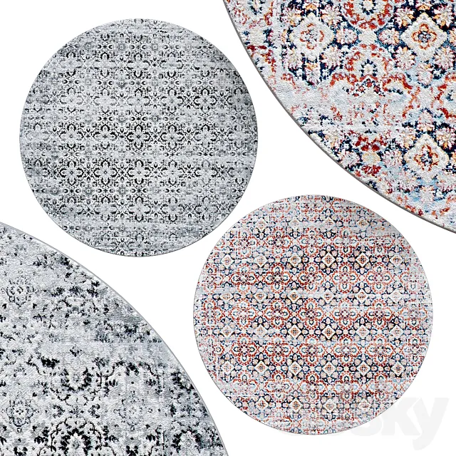 Circle rugs | No. 196 3D Model