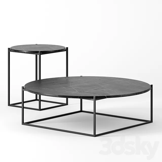 Circle tables set by Wendelbo Free Download