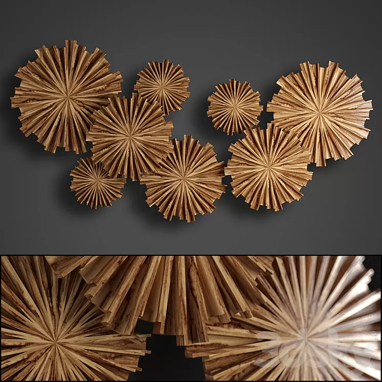 circle wood 3D Model