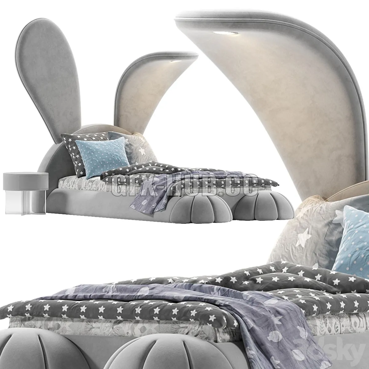 CIRCU MR BUNNY bed 3D Model