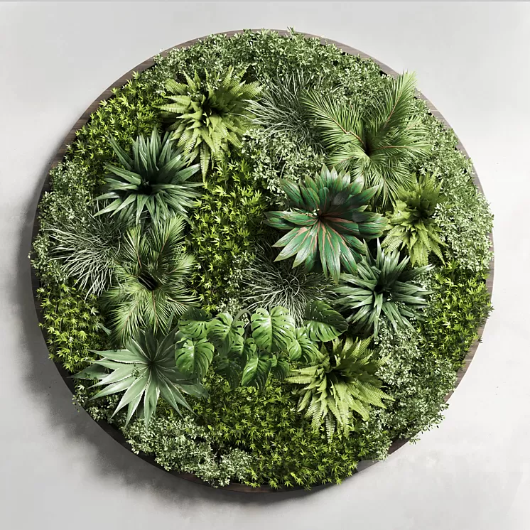 Circular Fitowall - Standing Garden - Vertical Garden from Indoor and Outdoor Plants Collection 13t collections 3D Model Free