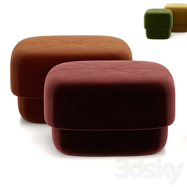 Circus pouf 3D Model