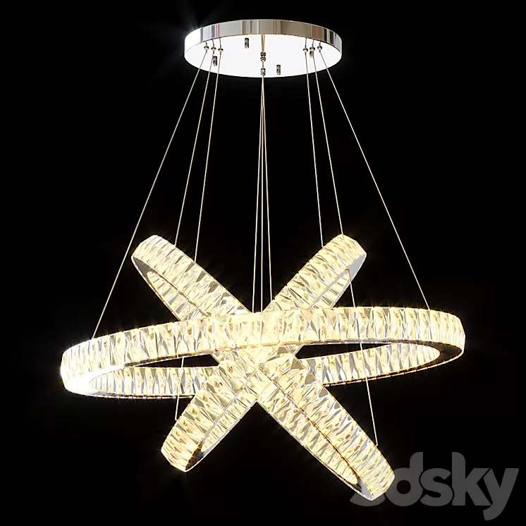 Citilux Eletto Olimpia EL330P90.1 LED chandelier 3D Model