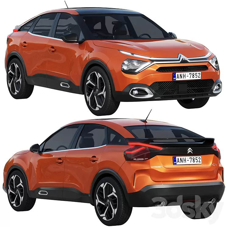 Citroen C4 2021 3D Model