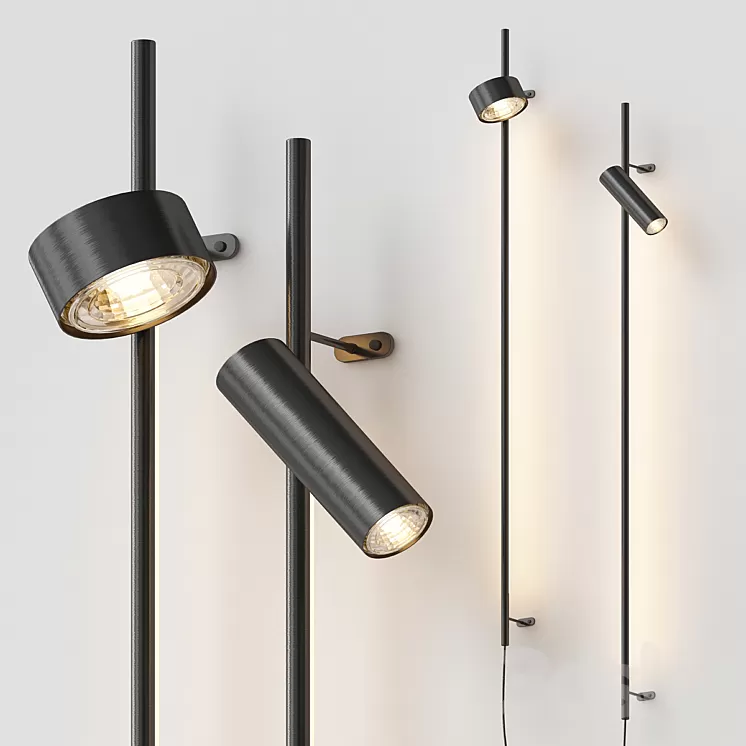 city wall lamp 3D Model Free