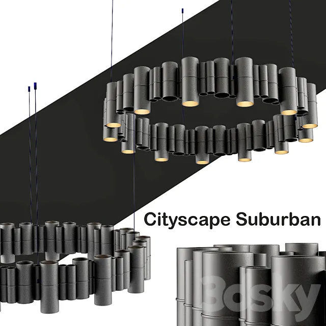 Cityscape_Suburban 3DModel