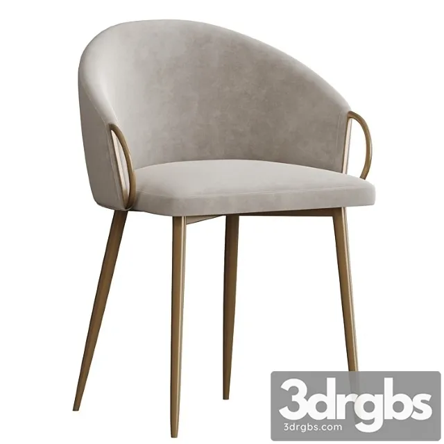 Claire Counter Chair 3D Model Free