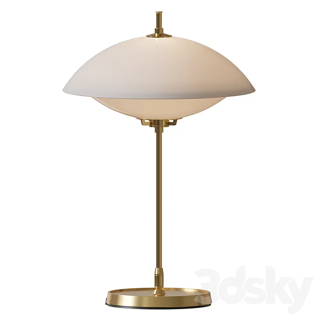 Clam Table Lamp 3D Model