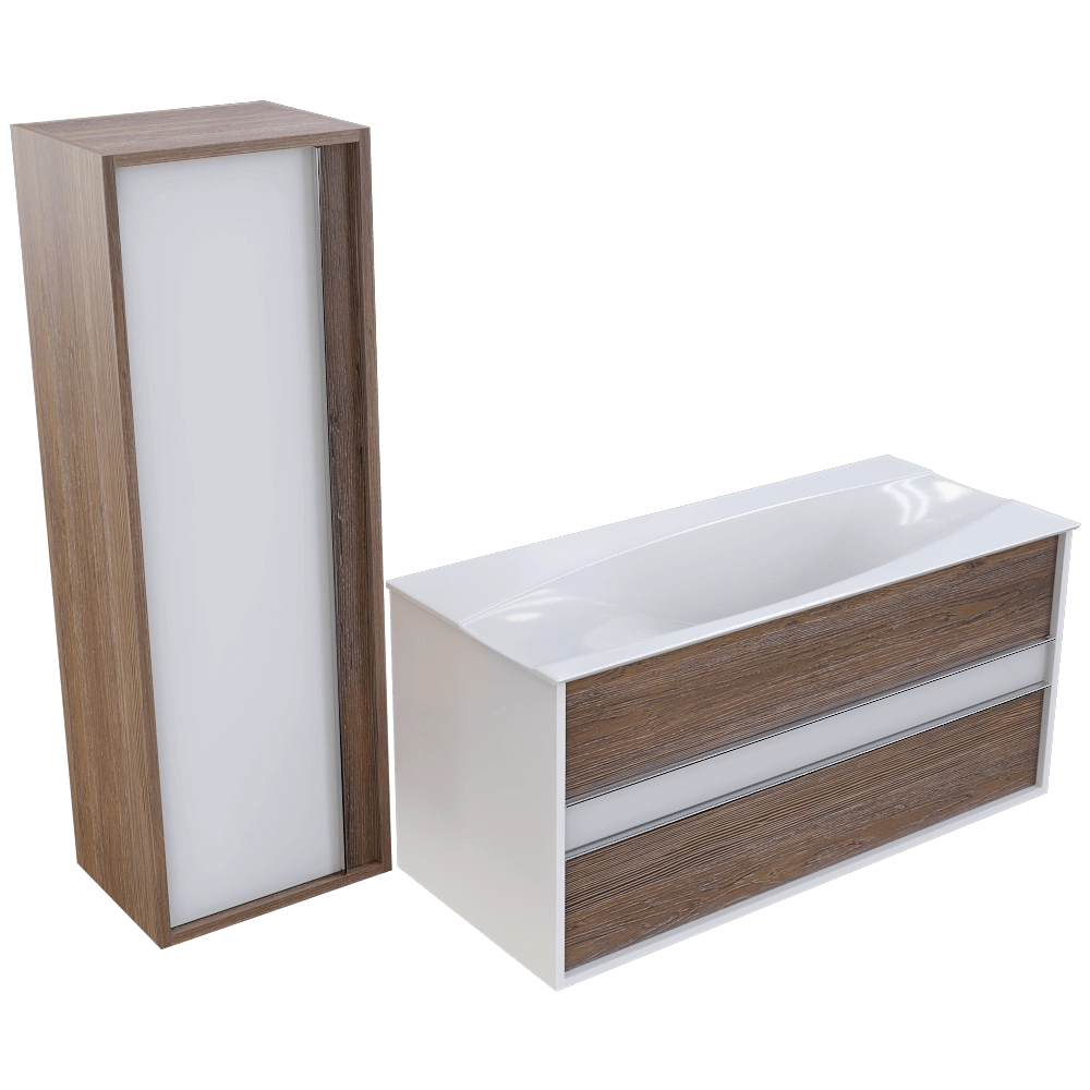 Clarberg - Bathroom set Evolution 3D Model