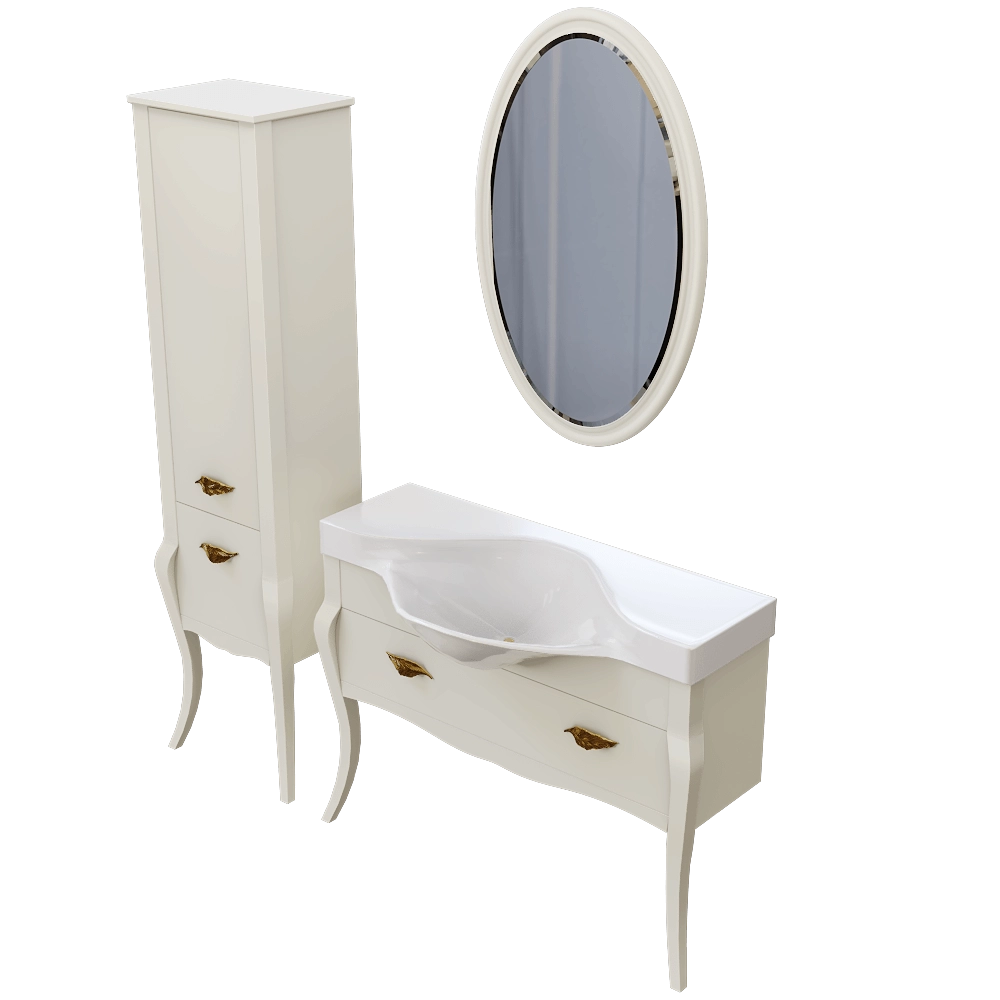 Clarberg - Set of bathroom Borgia 3D Model