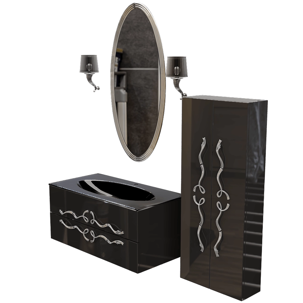 Clarberg - Set of bathroom Due Amanti 3D Model