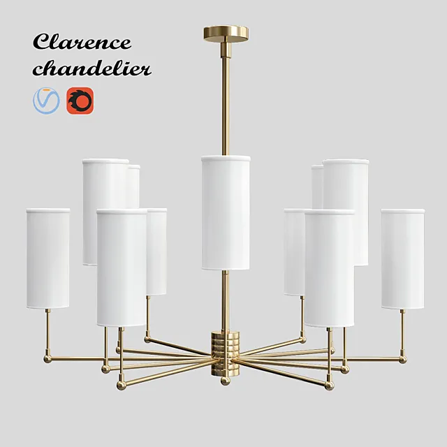 Clarence chandelier 3DModel