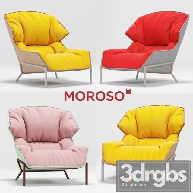 Clarissa Hood Armchair 3D Model Free
