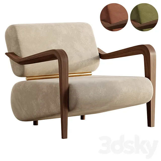Clark Armchair - Mezzo Collection 3DModel