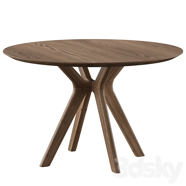 Clark Round Dining Table 3DModel