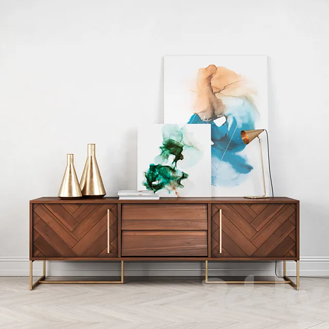 Class Sideboard. Dutchbone 3DModel