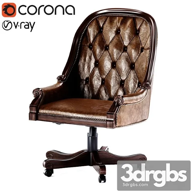 Classic armchair 2 3D Model Free