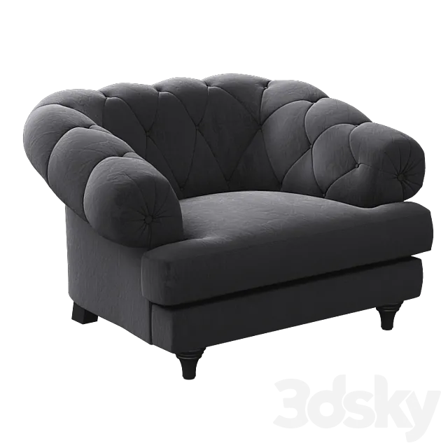 Classic armchair 3D Model