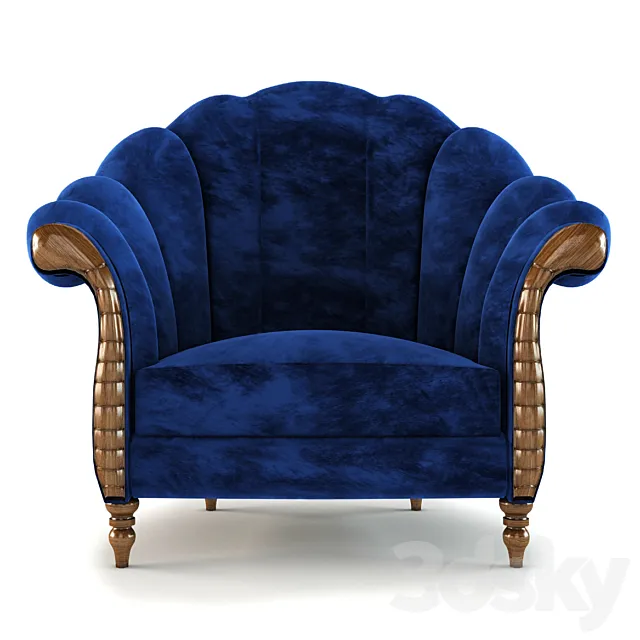 Classic armchair 3D Model