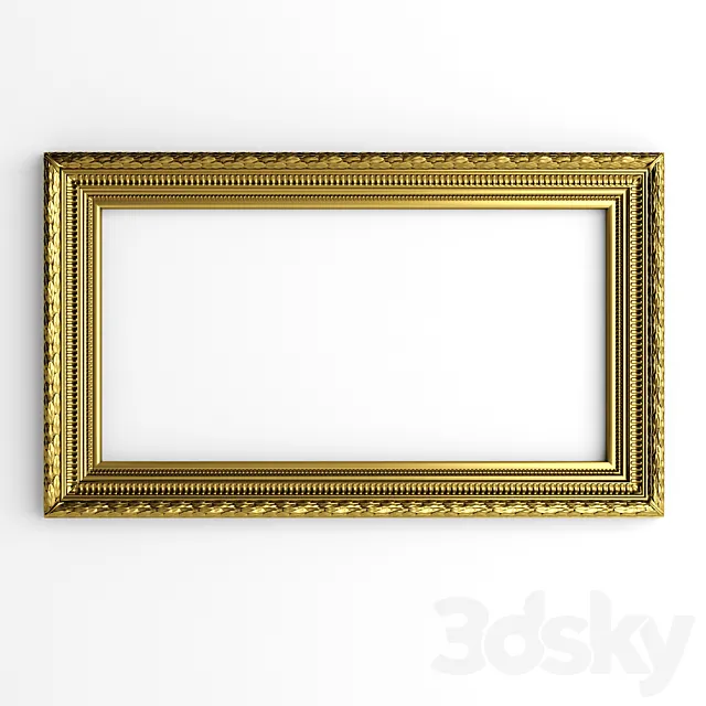 Classic baguette 3D Model