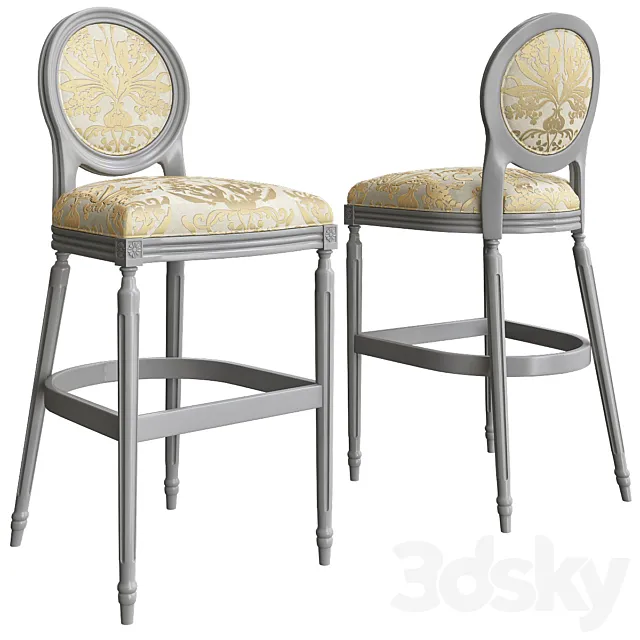 Classic Bar Chair 3DModel