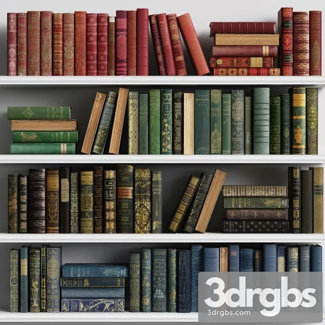 Classic Books 06 3D Model Free