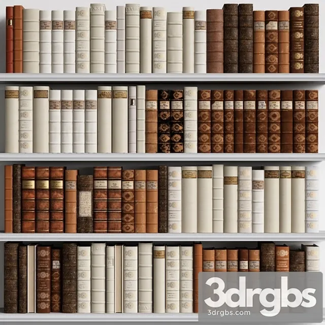 Classic Books 08 3D Model Free