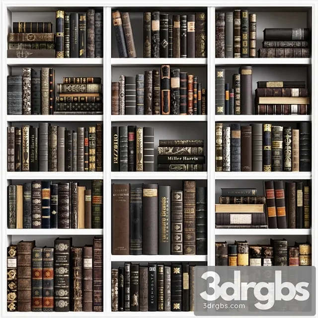 Classic Books 16 3D Model Free