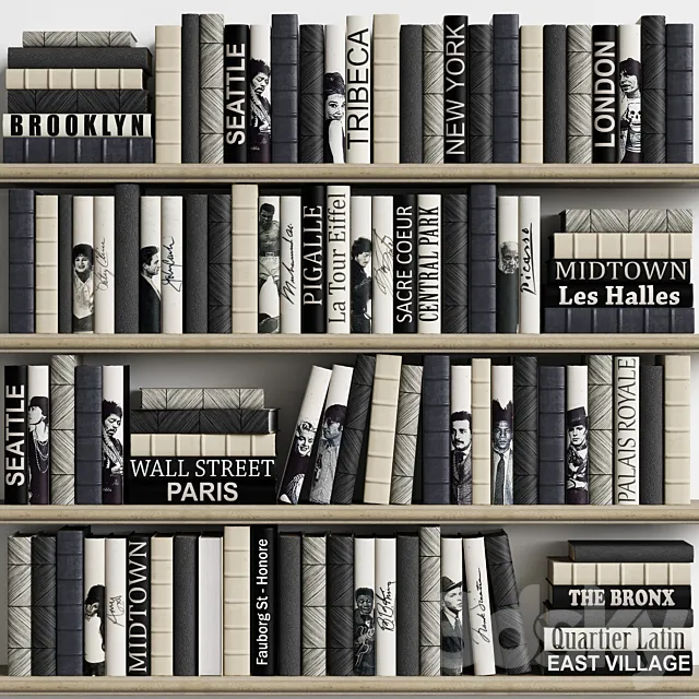 Classic Books 18 3DModel