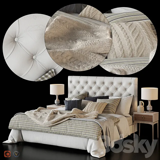 "CLASSIC" by Greco Strom + Zara Home linen 3DModel