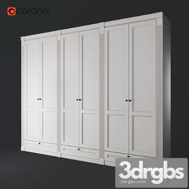 Classic cabinet 3D Model Free