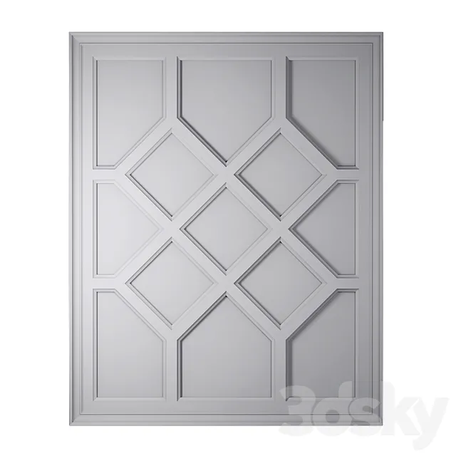 Classic ceiling 3D Model