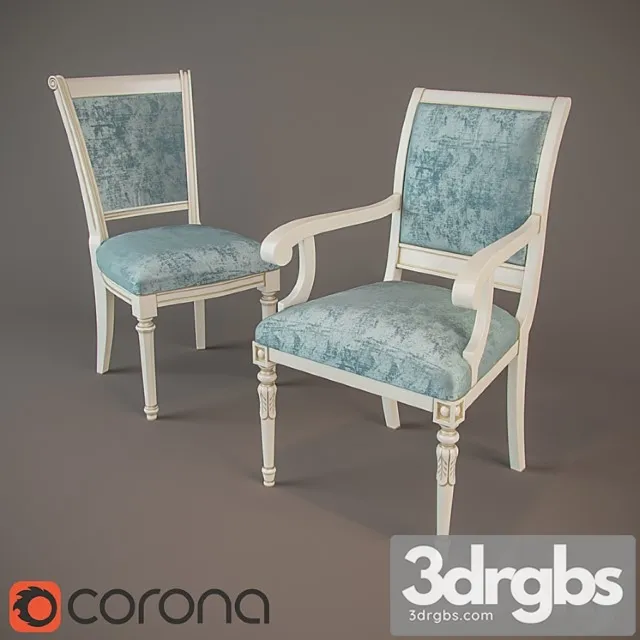 Classic Chairs 3D Model Free