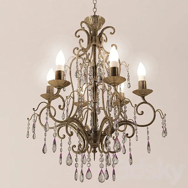 Classic Chandelier 3D Model