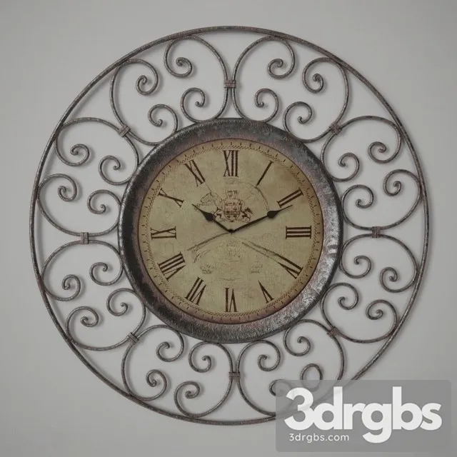 Classic Clock 18 3D Model Free