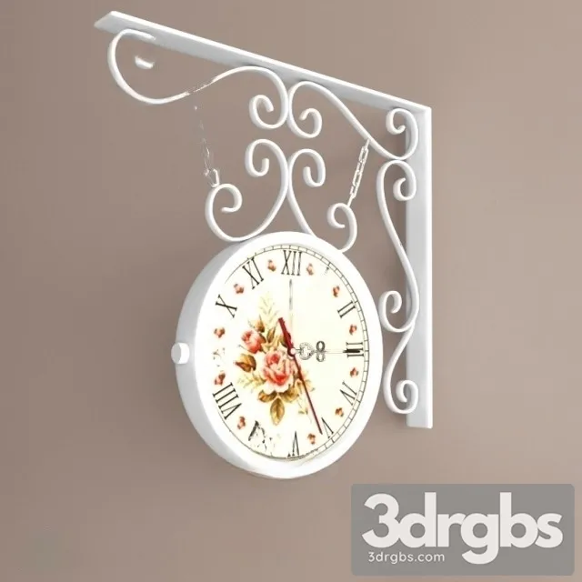 Classic Clock 9 3D Model Free